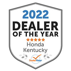 2022 Dealer Rater Honda Dealer Of The Year Award | Honda World of Louisville, KY