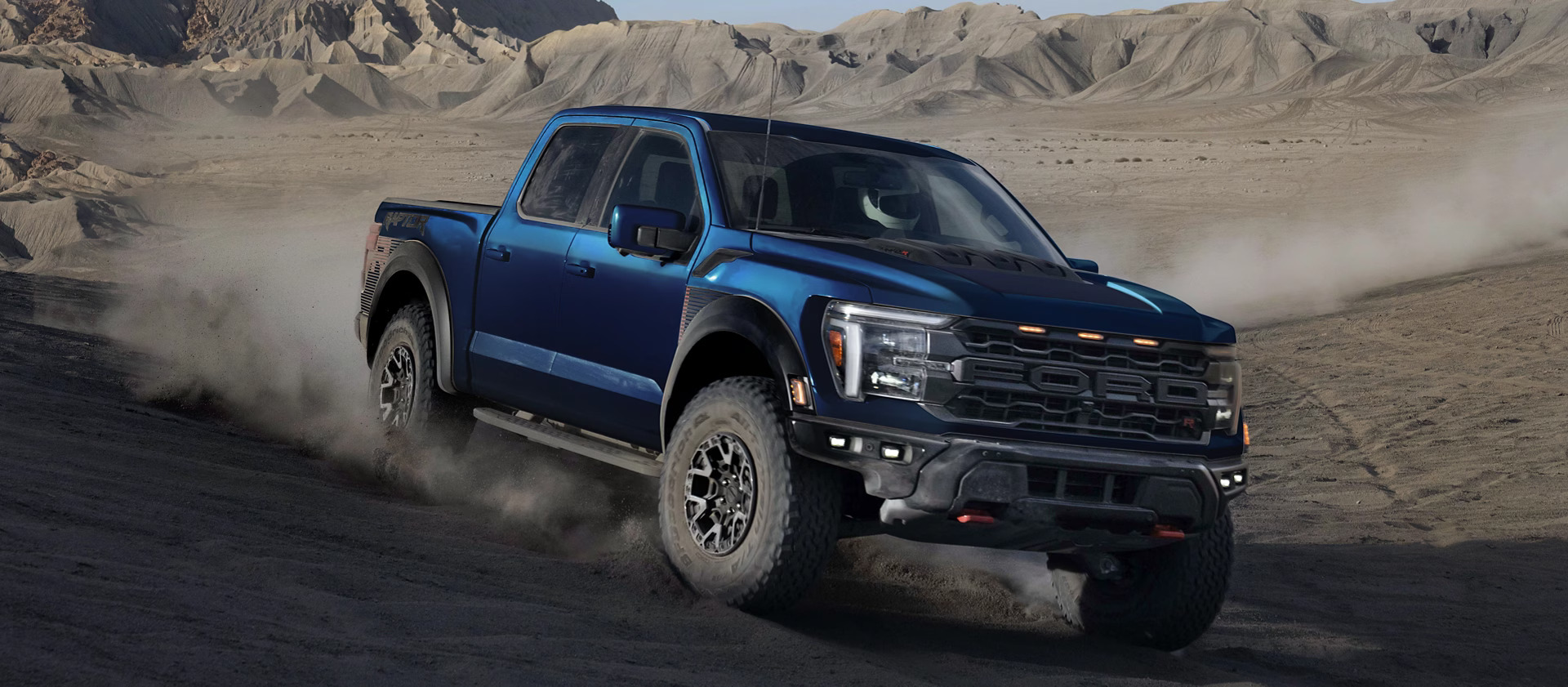 Ford F-150 with advanced AI safety features driving near Knoxville Tennessee