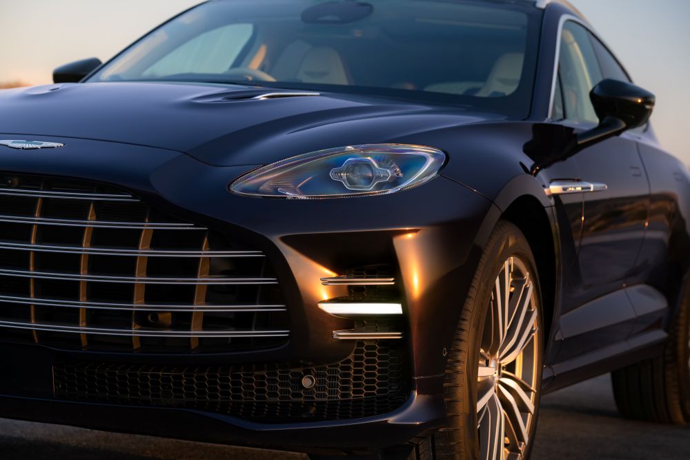 Front grille of the Aston Martin DBX GT