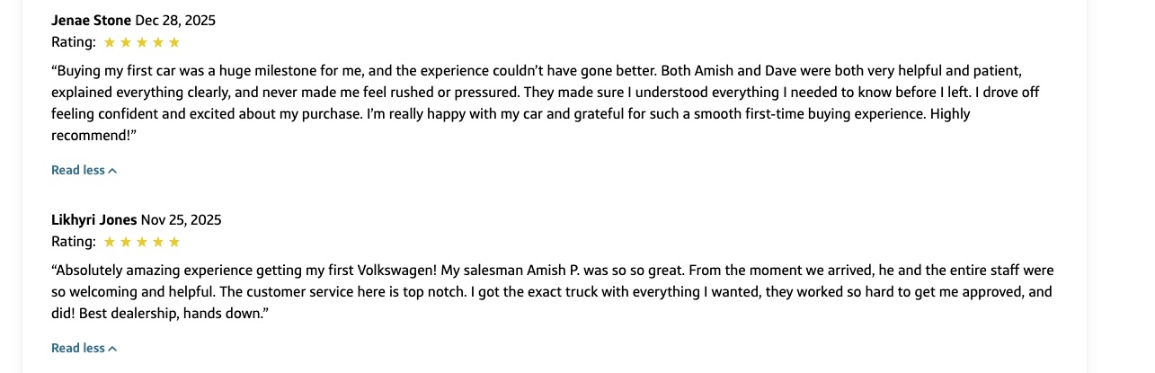 Customer Review 1