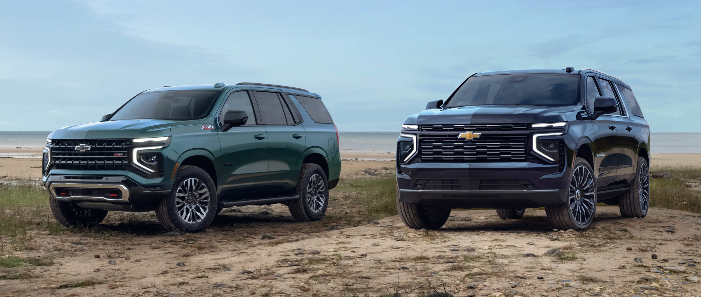 Chevrolet Tahoe and Suburban lineup at Chevrolet Buick GMC of Murfreesboro in Murfreesboro, TN