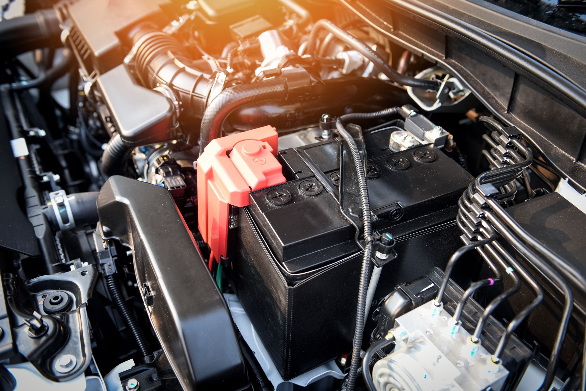Battery service for a vehicle