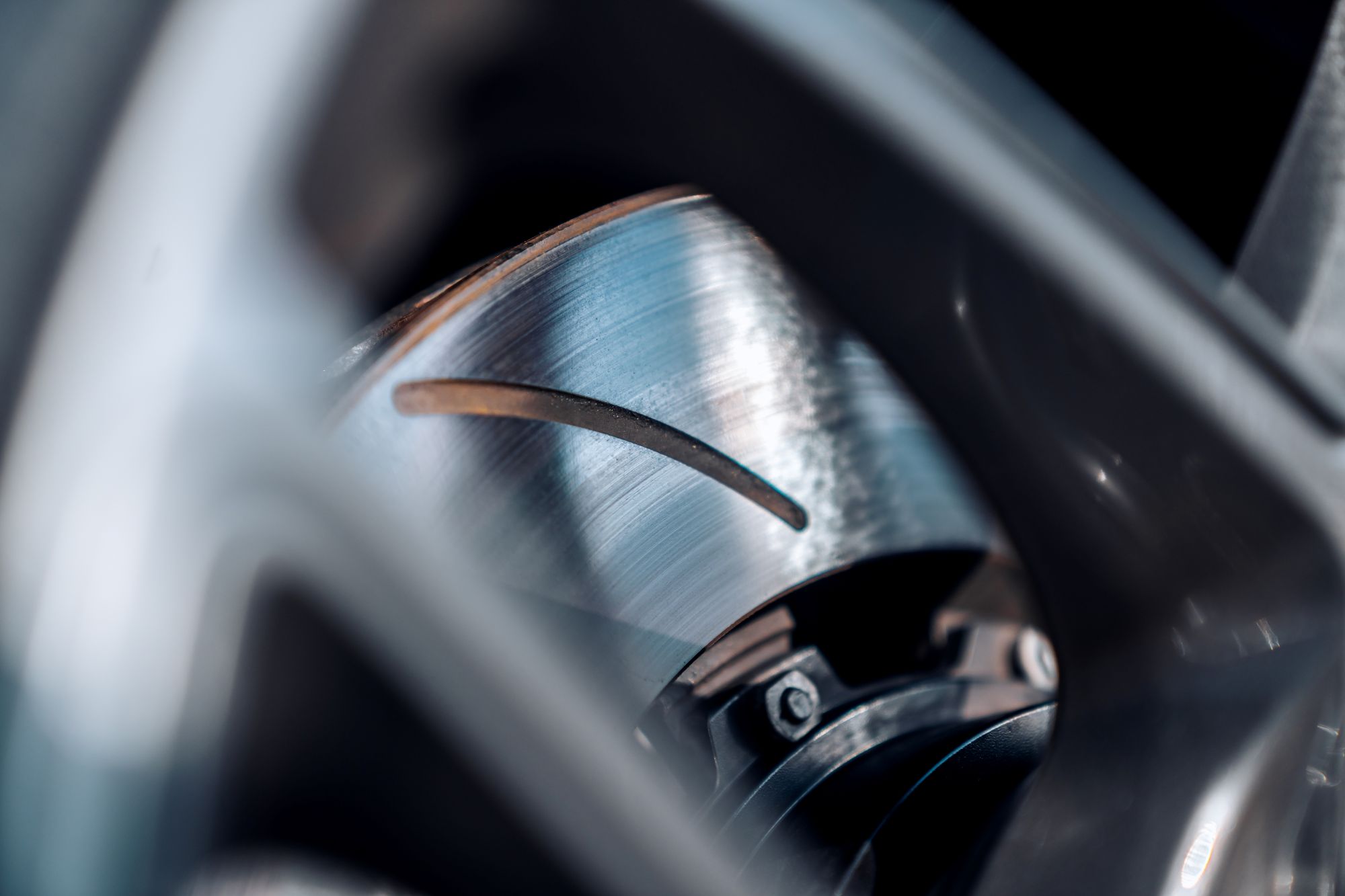 Brakes on a Cadillac