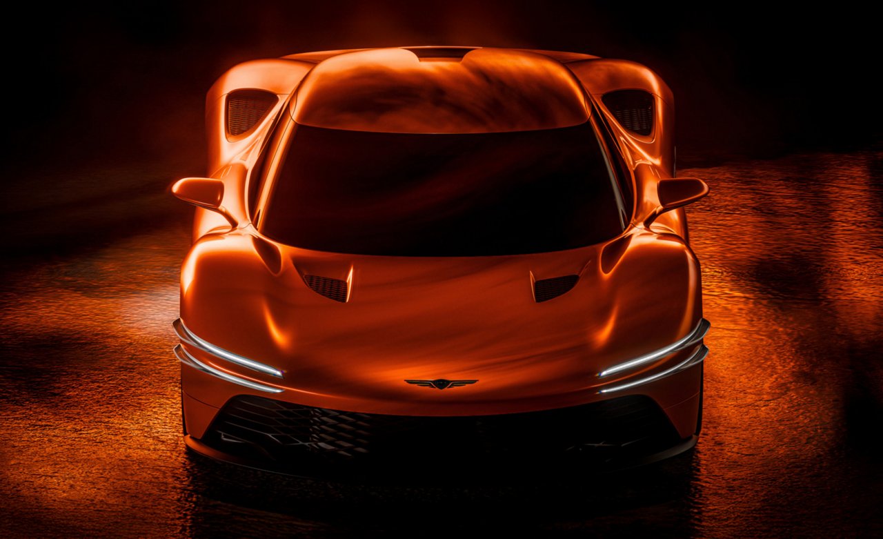 Genesis Magma GT Concept front view