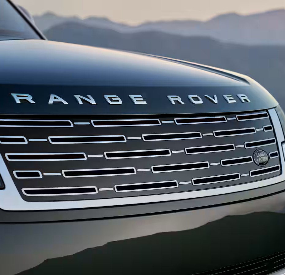 Range Rover Electric closed grille detail