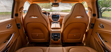 2020 Aston Martin DBX Interior Rear View