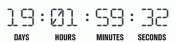 Countdown to savings